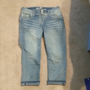 Light Blue Jean Capris